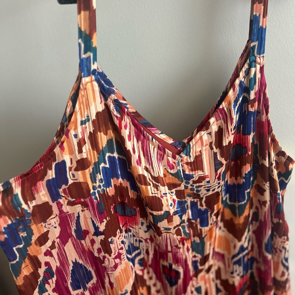 Multicolor unique Sleeveless Maxi Dress - Picture 8 of 10